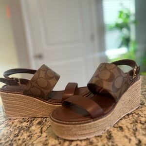 SIZE 6.5 COACH WEDGES
